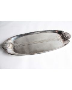  GALLIA CHRISTOFLE Plat Chardons Art Nouveau