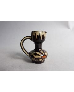 CHARVIER Jeanne petit vase terre vernissée Haute Savoie