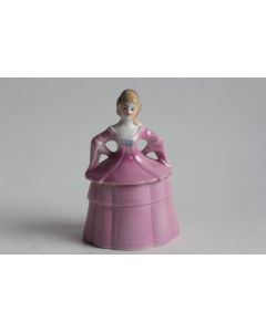 Boite à poudre porcelaine Femme Allemagne