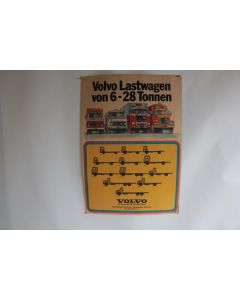 Affiche publicitaire VOLVO camion 6 à 28 tonnes