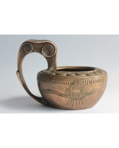 Gustav GURSCHNER Coupe bronze Art Nouveau