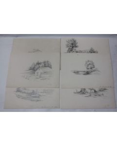 Dessins originaux La Côte Suisse XIXe siècle