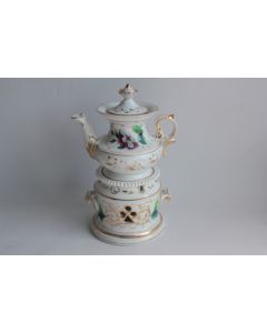 Tisanière porcelaine XIXe siècle