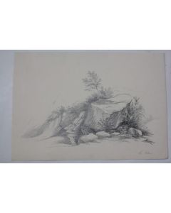 Dessin original Le Pain Suisse XIXe siècle