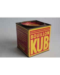 Boîte tôle lithographiée bouillon KUB en cubes