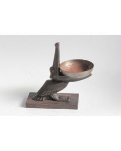 Edgar BRANDT Pélican Vide-poches Cendrier Art déco