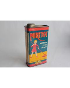Boîte tôle lithographiée Cire liquide Miretoy SACO