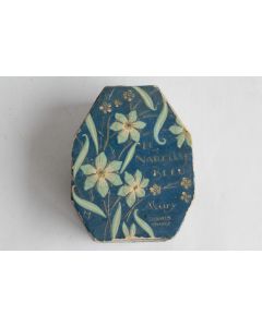 Ancienne boîte publicitaire Talc Narcisse Bleu Mury