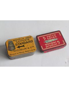 Ancienne boîtes publicitaire valve automobile