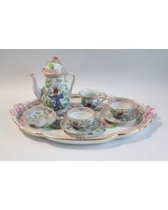HEREND Service à café Tête à tête porcelaine