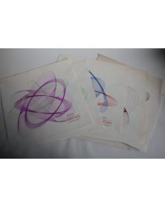 Lot 7 Affiches publicitaires Caran d'ache stylo Fibralo