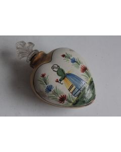 Secouette tabatière faience Quimper Bretonne