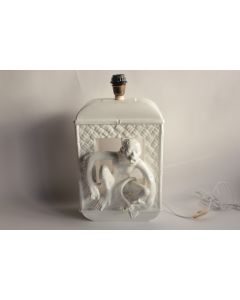 Pied de lampe céramique Singe Italie