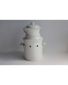 Tisanière porcelaine blanche Creil et Montereau