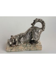 Sculpture Chien de chasse 1900