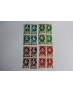 Lot 4 blocs x4  Vignettes pour nos victimes de la guerre
