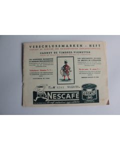 Carnet de timbres vignettes Nescafé régiments suisse service étranger