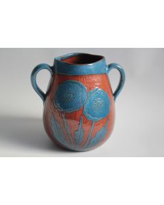 Vase céramique bleu Savoie Poterie