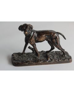 Bronze animalier Chien de chasse Pierre Jules Mène