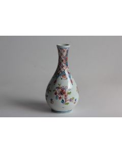 Petit vase soliflore porcelaine Polychroom Delft Hollande