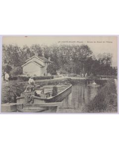 CPA Aisne La Ferté-Milon Écluse du Canal de l'Ourcq