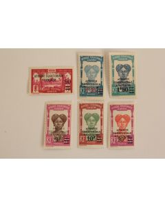 Timbres Gabon type 1910-18 surcharge neufs