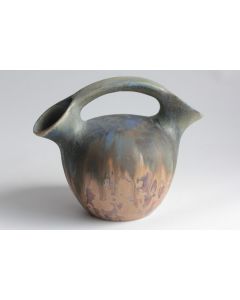 Gilbert METENIER Vase double grès flammé