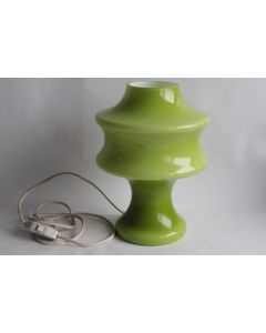 Lampe de bureau verre design 1970 Hustadt Leuchten