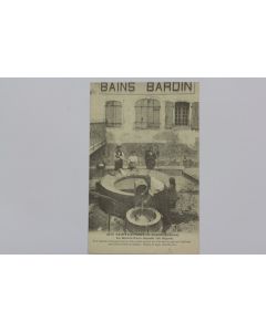 CPA Ardèche St-Laurent-les-Bains La source d'eau chaude Bains Bardin