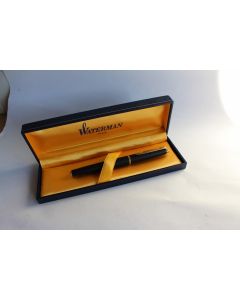Stylo plume WATERMAN Hémisphère noir mat attributs dorés