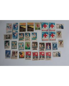 Lot 30 vignettes Dispensaire antituberculeux 1920-1940