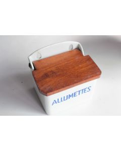 Boîte allumettes vintage céramique Badonviller France