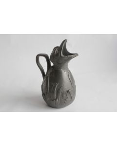 Pichet Oiseau Poussin étain Jean Garnier Art nouveau