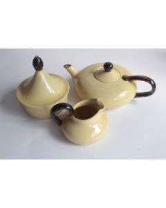 Théière sucrier crémier céramique Dieulefit poteries Haute Provence