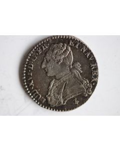 Piece de monnaie argent 1/10 Ecu 1778 A Louis XVI