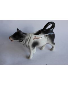Pot a crème porcelaine souvenir  Chateau d'ue.?  vache
