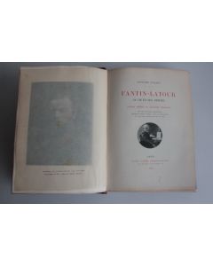 Livre Fantin-Latour sa vie ses amitiés Adolphe Jullien 1909