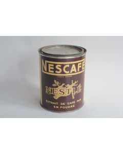 Ancienne Boîte tôle café en poudre Nescafé Nestlé
