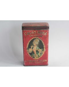 Boîte chocolats tôle lithographiée Cacao Rona solubilisé