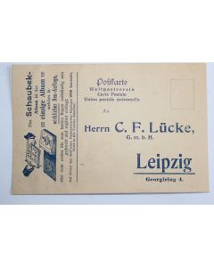 CPA Suisse Herrn C.F Lücke Leipzig
