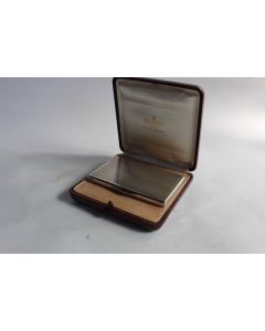 Etui a cartes de visite argent ADLER joailliers Genève