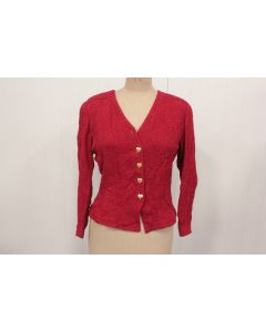 YVES SAINT LAURENT Veste vintage cœurs T36