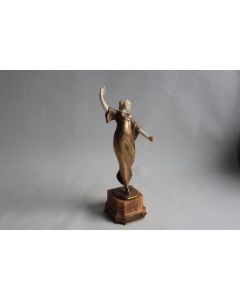 Bronze Chryséléphantine Alfred JOREL Danseuse