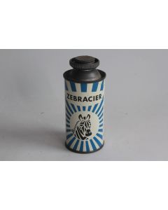 Boîte tôle lithographiée peinture Zebracier Reckitt