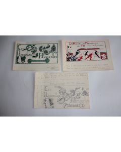 Dessin Projet couverture Magasine SNCF Les nouvelles Mensuelles 1968