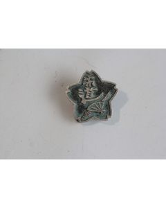 Broche Katana éventail Japon signée Ray