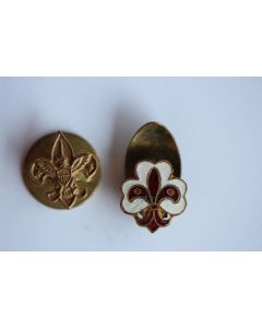 Deux anciennes insignes Scout