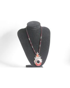 Collier Touareg argent et agate