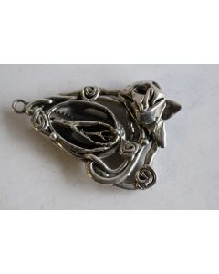 Bijoux pendentif argent vintage