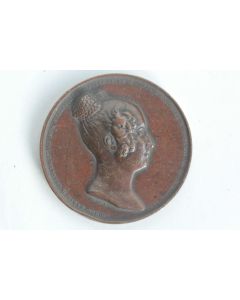 Médaille Décès de la Reine Louise-Marie d'Orléans Belgique